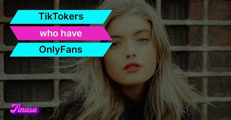 tiktokers onlyfans|12 Popular Tiktokers With Onlyfans